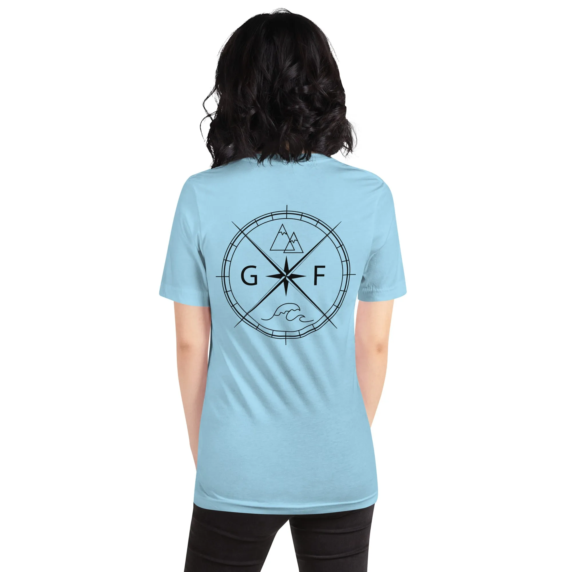 SALE! Compass Shirt Black and White Text