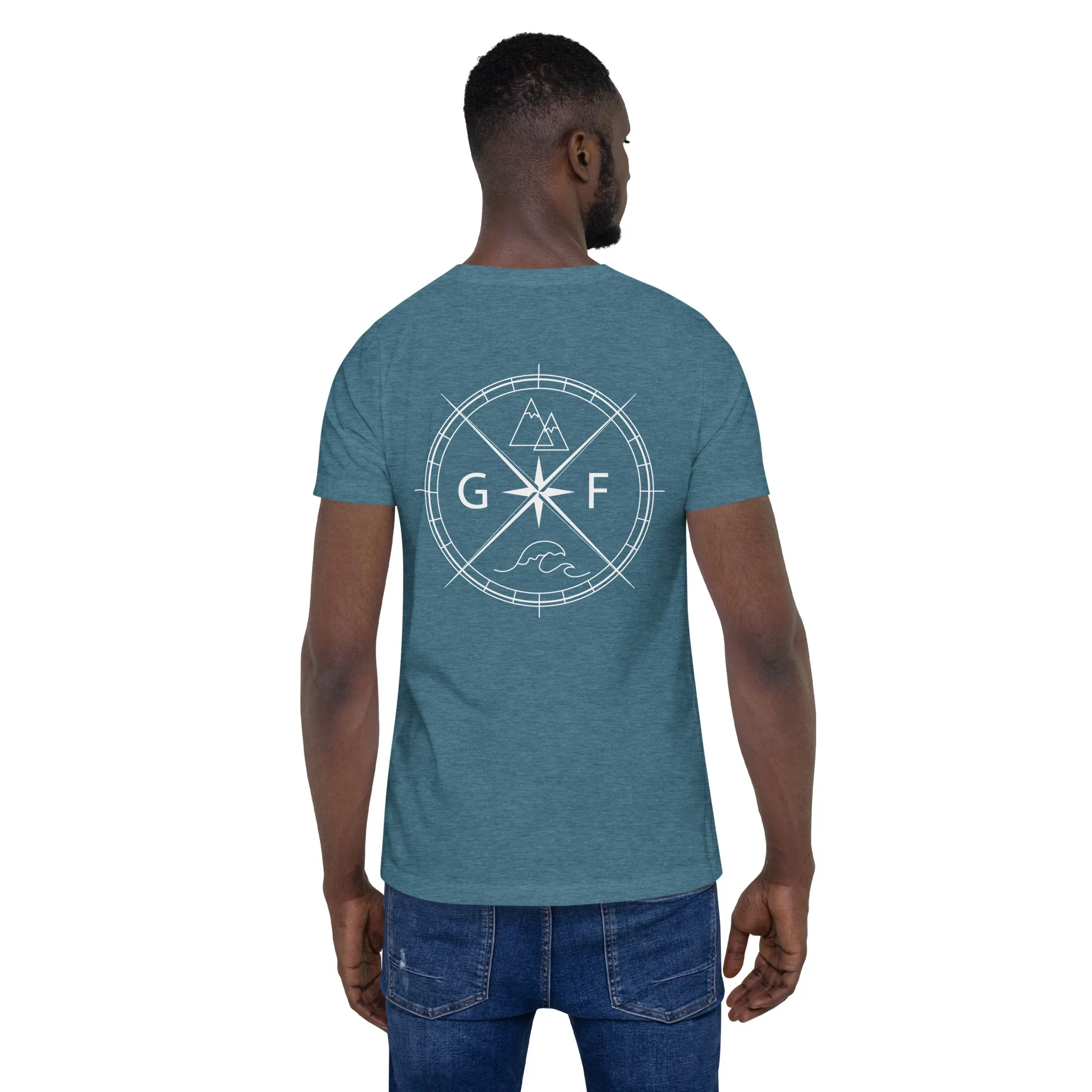 SALE! Compass Shirt Black and White Text