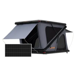 San Hima Kalbarri Z Roof Top Tent Hardshell With Ladder   200W Solar Panel