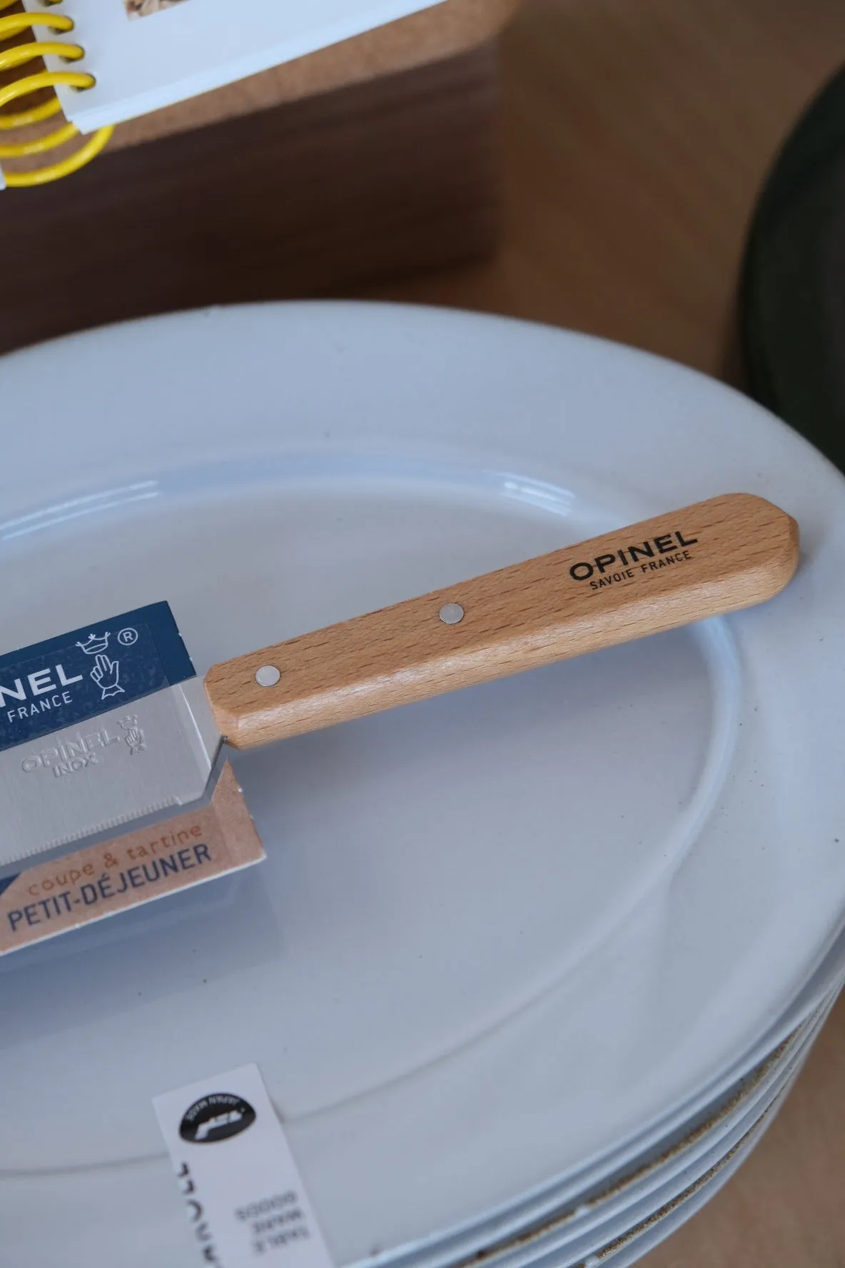 Sandwich Knife Micro-Serrated Spatula Blade by Opinel