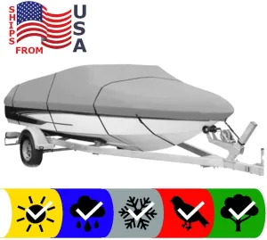 SBU Boat Cover Compatible for Boston Whaler Ventura 18 1998 All Weather Protection