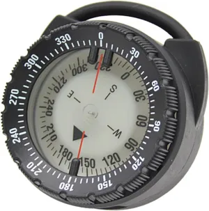 Scuba Choice Diving Dive Com-Pass with Retractable Clip, Dive Com-Pass Waterproof Com-Pass, Luminous Divingcompass with Reading Window Underwater
