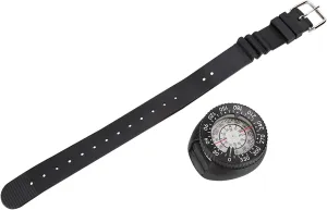 Scuba Compass, Professional Waterproof Dive Wrist Compass, Multifunctional Compass, with Wristband, Night Vision, for Outdoor Sports Diving Sailing Survival Emergency
