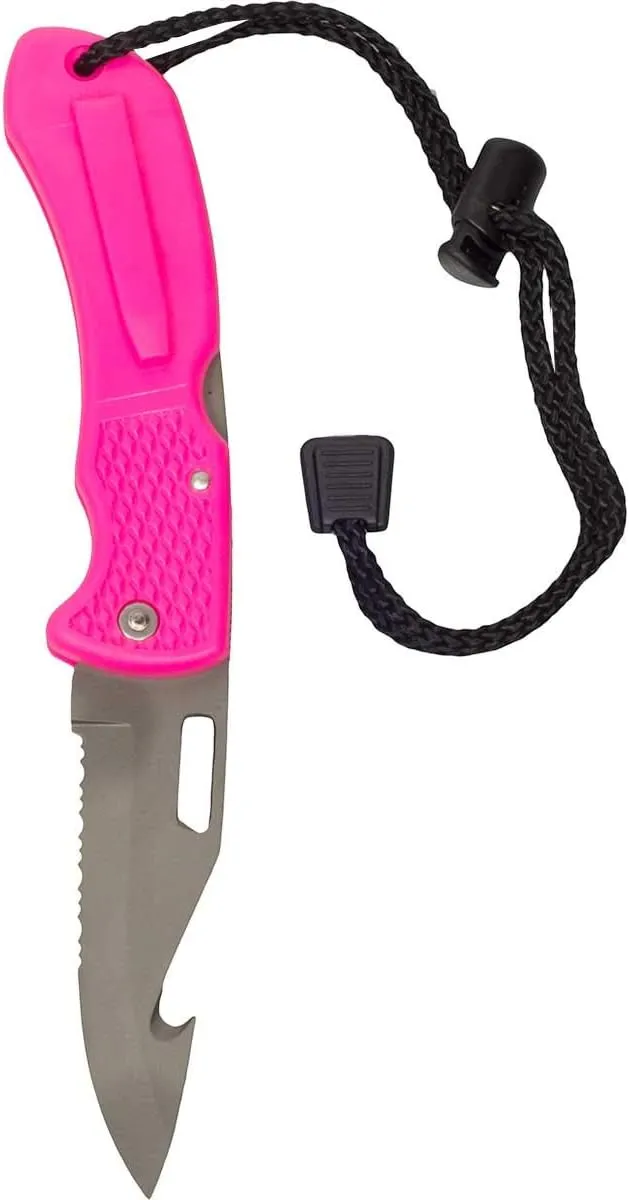 Scuba Titanium Folding Knife - Green