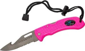 Scuba Titanium Folding Knife - Green