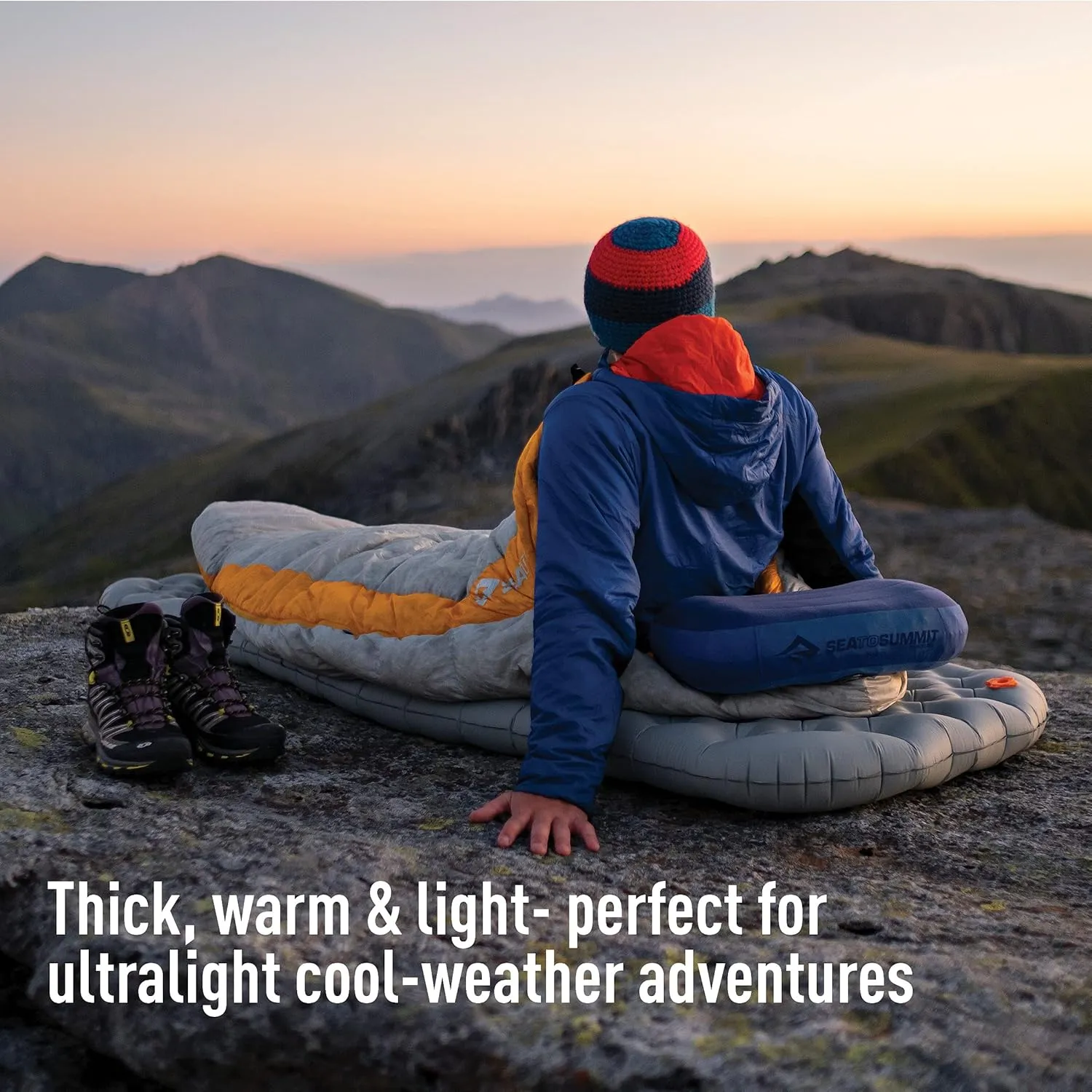 Sea to Summit Ether Light XT Extra-Thick Insulated Sleeping Pad, Tapered - Small (66 x 21.5 x 4 inches)