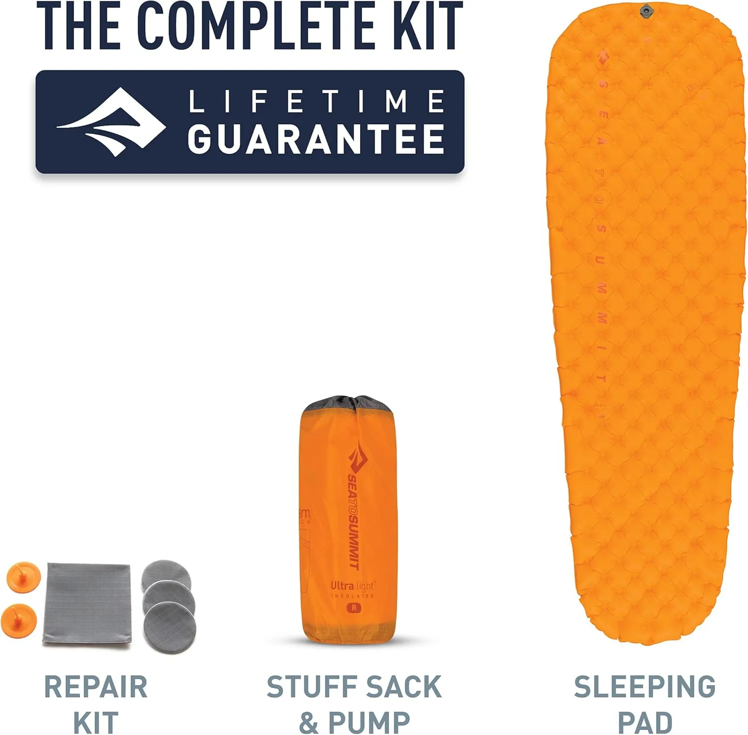Sea to Summit Ultralight Insulated Backpacking Sleeping Pad, Small (66 x 21.5 x 2 inches)