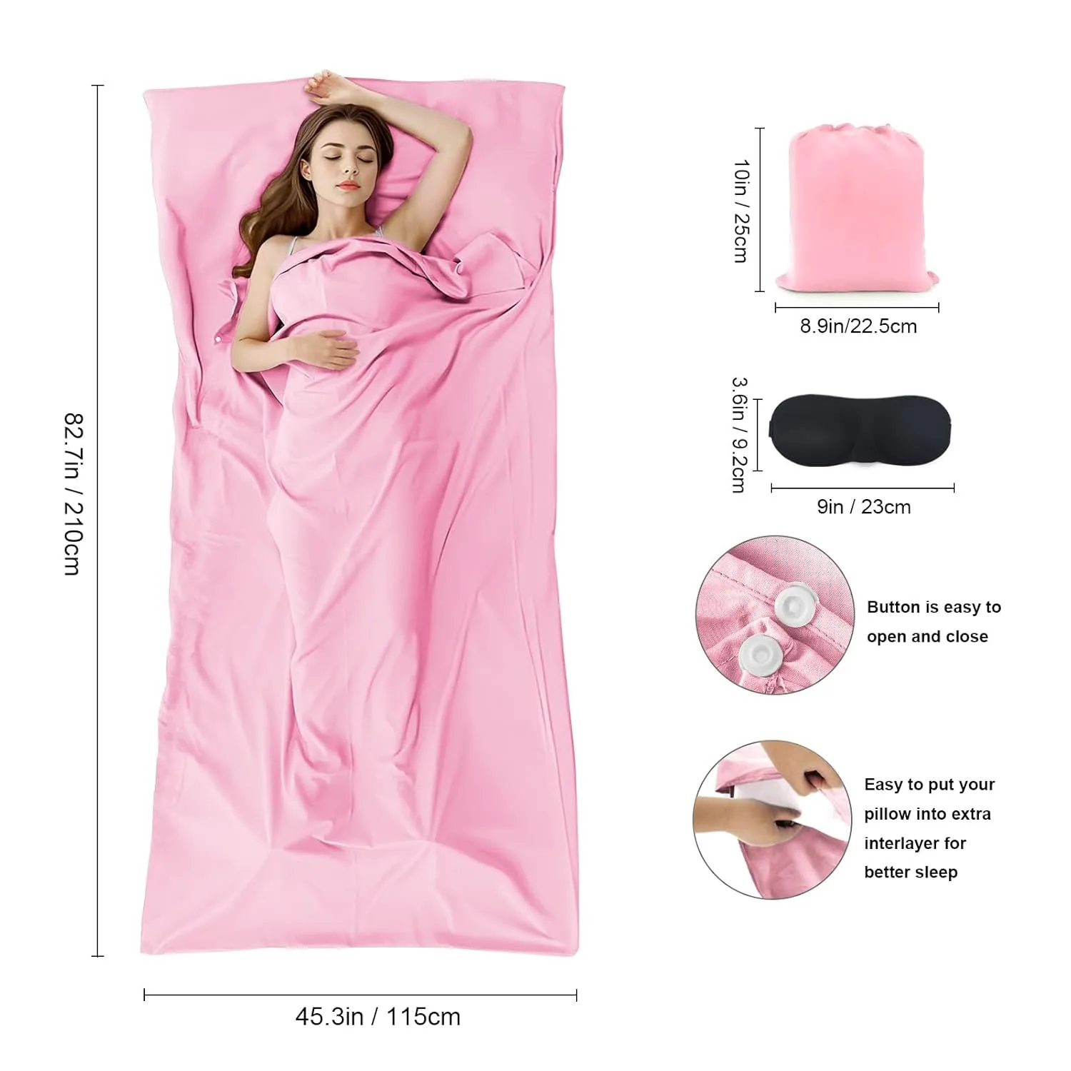 Self Tan Sleep Sack Breathable Protect Sheets From Self Tanner, Lightweight Poly Self Tanning Sheet Protector, Self Tanner Sleeping Bag, Travel And Camping Sheet, Sleeping Bag Liner
