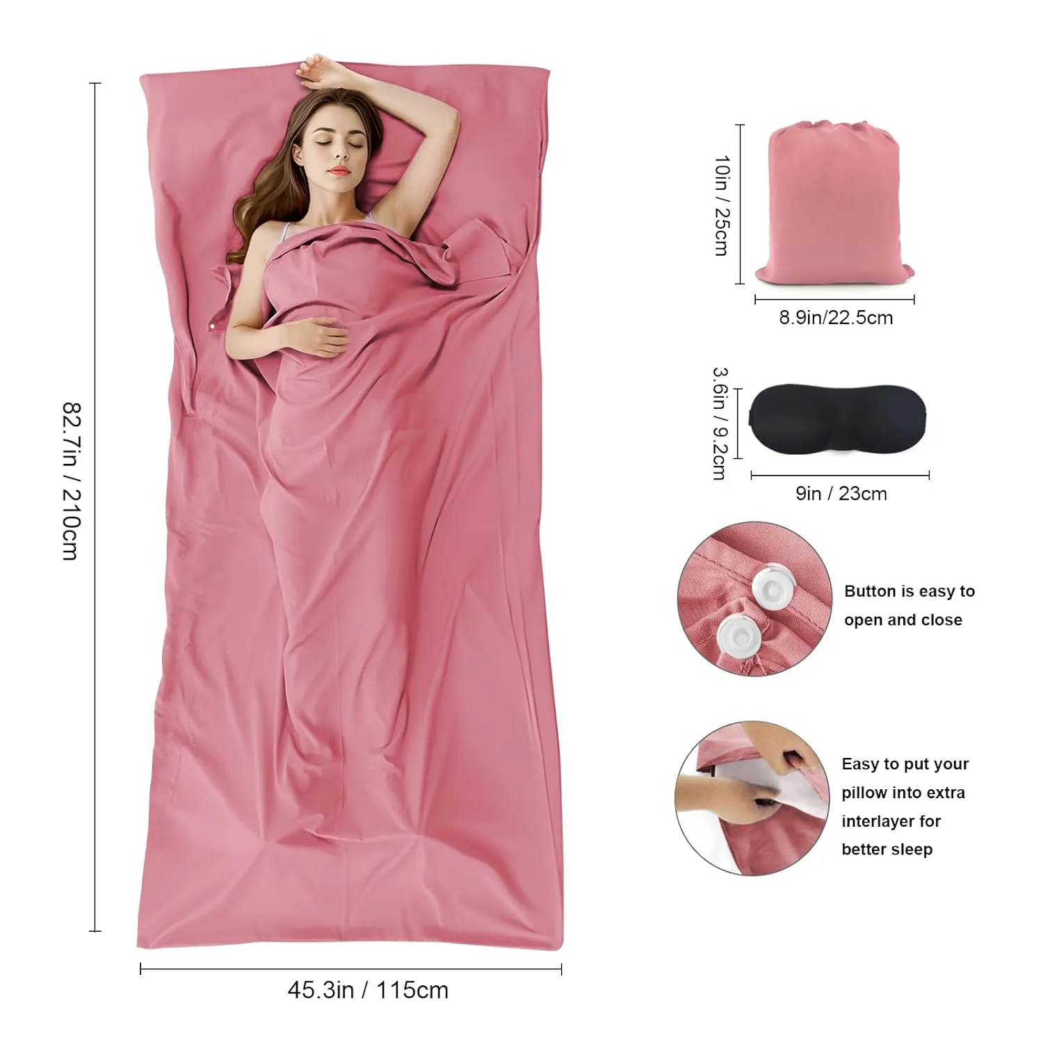 Self Tan Sleep Sack Breathable Protect Sheets From Self Tanner, Lightweight Poly Self Tanning Sheet Protector, Self Tanner Sleeping Bag, Travel And Camping Sheet, Sleeping Bag Liner