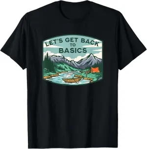 Serene Camping Lakeside Design For Nature Lovers T-Shirt