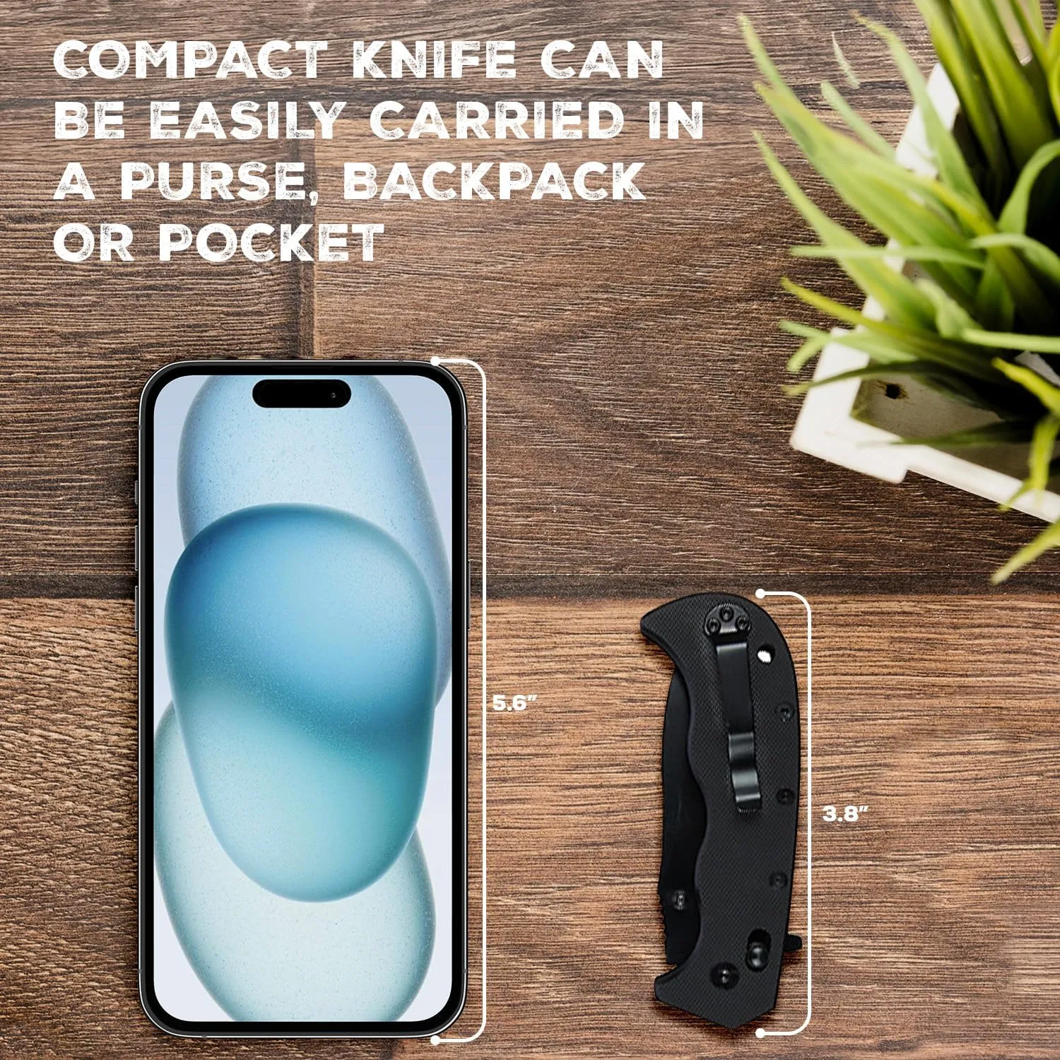 Serrated Pocket Knife, 3" Sharp D2 Blade, Big Pocket Knife, 7.5" Total Length, Textured G10 scale, Crossbar Lock, Reversible Clip, Ball Bearing Pivot, Ideal for Hunting, Camping Pocket Knife, EDC, Serrated D2 Knife