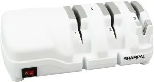 SHARPAL 198H 3 Stages Professional Electric Knife Sharpener, Diamond Roll Sharpener for Razor-Sharp Result, Low Noise |One-handed operation, Beginner-friendly| Suit for Double-edged & Serrated Knives
