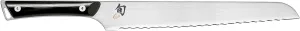 Shun Kazahana 9" Bread Knife, Handcrafted Japanese Serrated Knife, AUS10A Stainless Steel Blade, Pakkawood Handle, Slicing Tool for Professional and Home Chefs