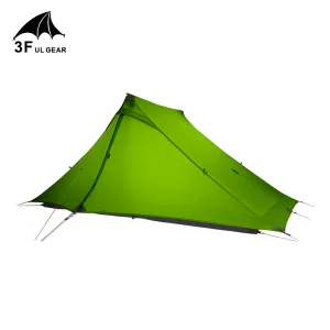 Sides 20D 2 LanShan Reliable customer support 3F Professional GEAR Silicon Outdoor Both Tent Nylon 3 All-encompassing selection Person UL 2 Camping Ultralight Season pro Tent