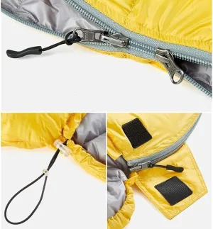 Sleeping Bag 3 Season Mummy Sleeping Bag,Great for Hiking, for Camping, Hiking, Outdoor & Indoor (Color : Black)