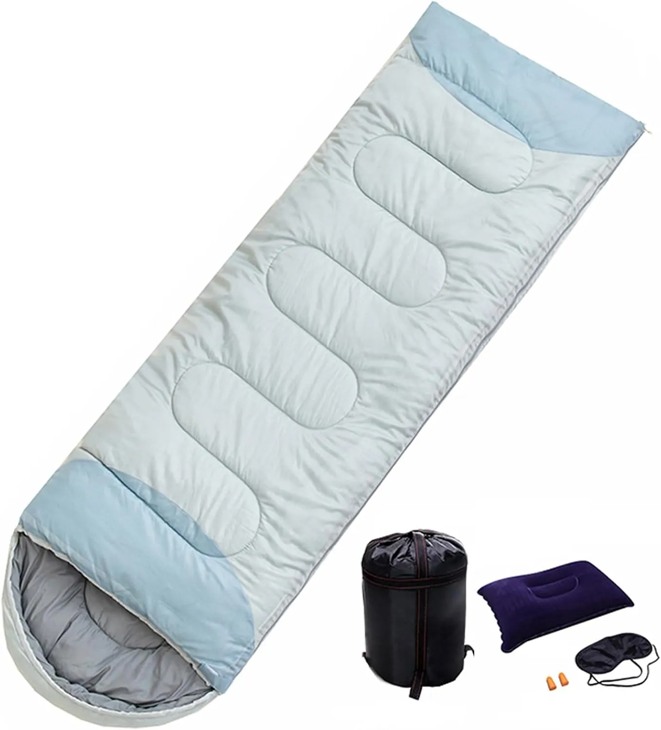 Sleeping Bag, Lightweight Sleeping Bag, Autumn Season Ultralight Camping Sleeping Bag for Camping, Backpacking, and Hiking, Indoor and Outdoor Use