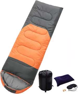 Sleeping Bag, Lightweight Sleeping Bag, Autumn Season Ultralight Camping Sleeping Bag for Camping, Backpacking, and Hiking, Indoor and Outdoor Use
