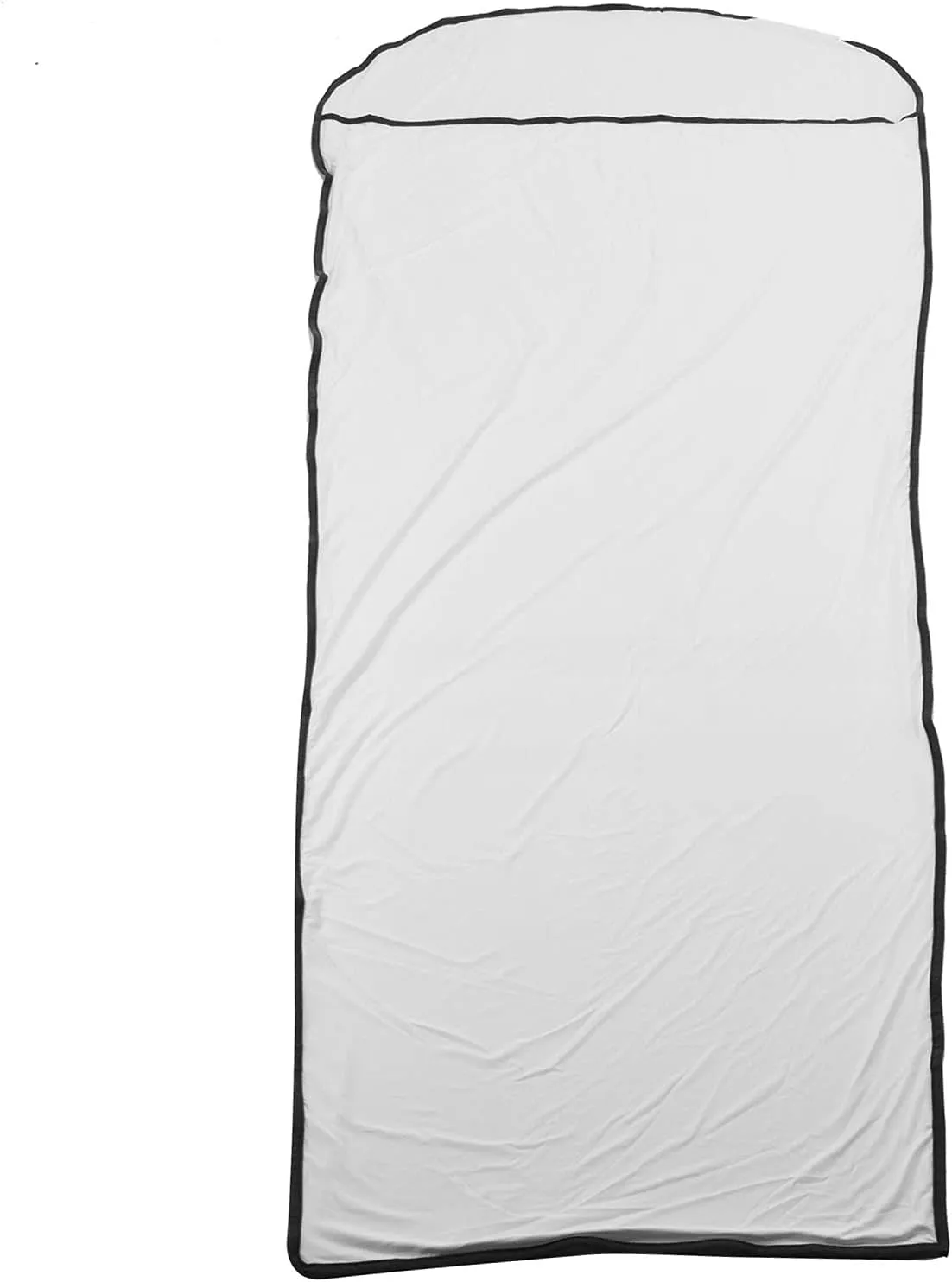 Sleeping Bag Liner, High Stretch Silky Polyester Fabric Skin Friendly Self Tan Sleep Sack, Comfortable Breathable Camping Sleeping Bags, for Outdoor, Camping(White)