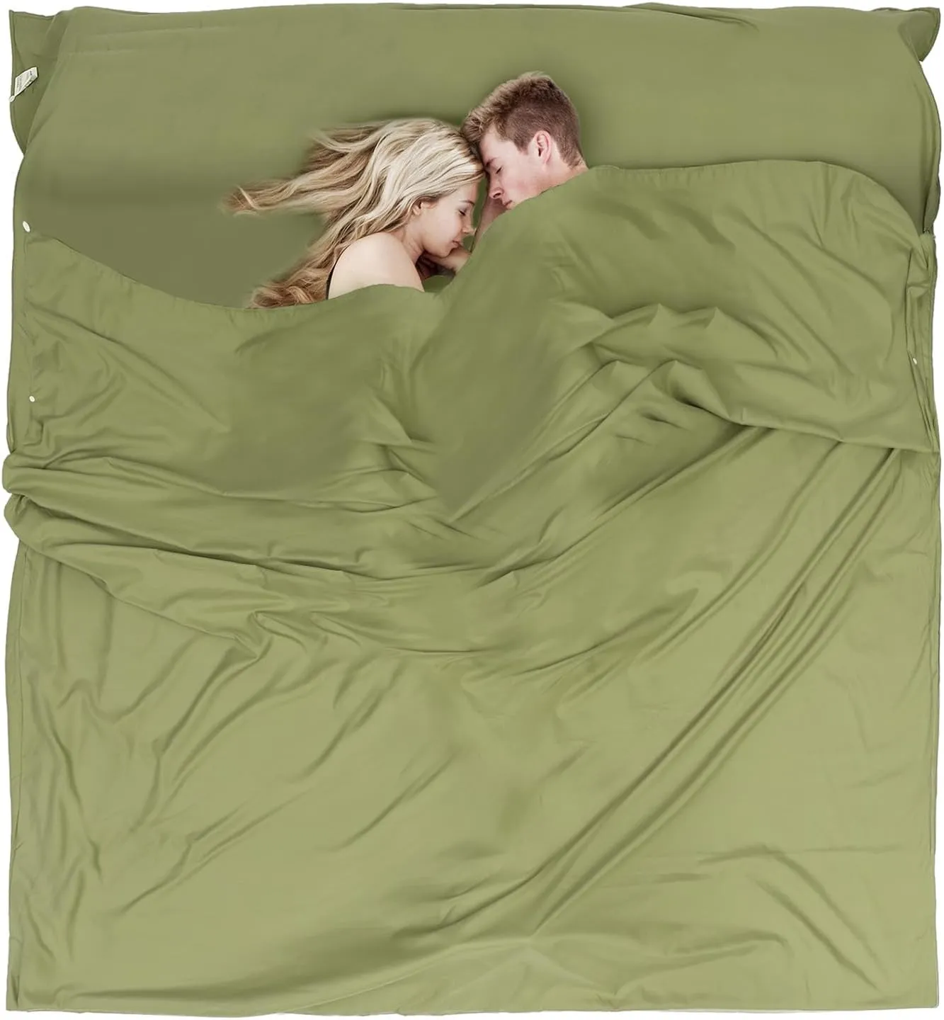 Sleeping Bag Liner - Travel Sheets for Hotel, Portable & Comfortable & Quick-Drying Adult Sleep Sack for Camping, Business Trips, Traveling, Hostel