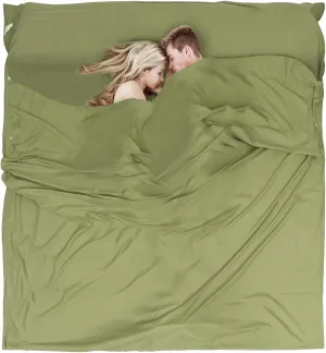 Sleeping Bag Liner - Travel Sheets for Hotel, Portable & Comfortable & Quick-Drying Adult Sleep Sack for Camping, Business Trips, Traveling, Hostel