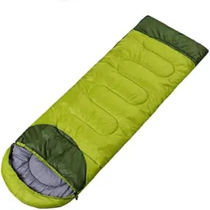 Sleeping Bags for Adults 3 Seasons Camping–Large Warm Lightweight Envelope Sleeping Bags with Compression Sack Ideal Gear for Hiking Backpacking (Green)