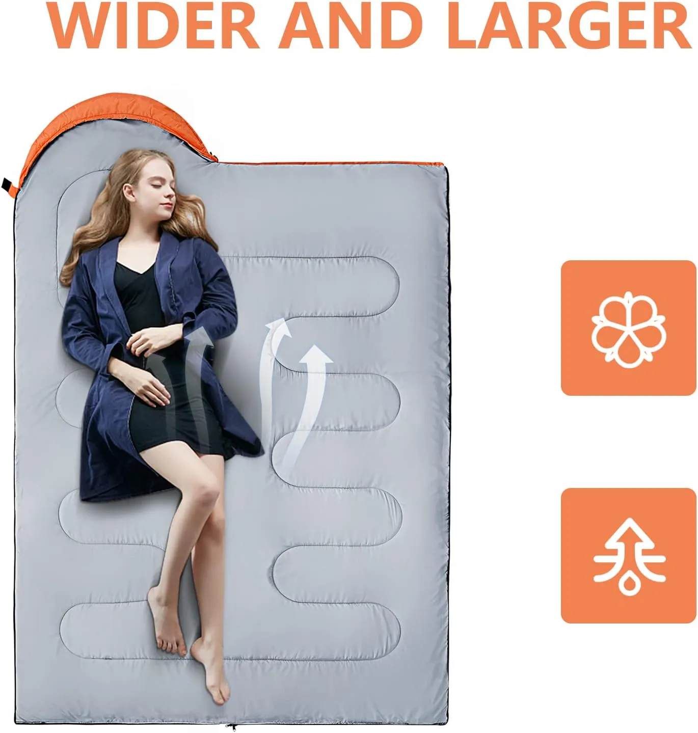 Sleeping Bags for Adults,Kids & Girls-Warm & Cold Weather Lightweight Waterproof Sleeping Bag Backpack with Compact Bag,Great for 3-4 Seasons Hiking,Camping and Outdoor Mountaineering