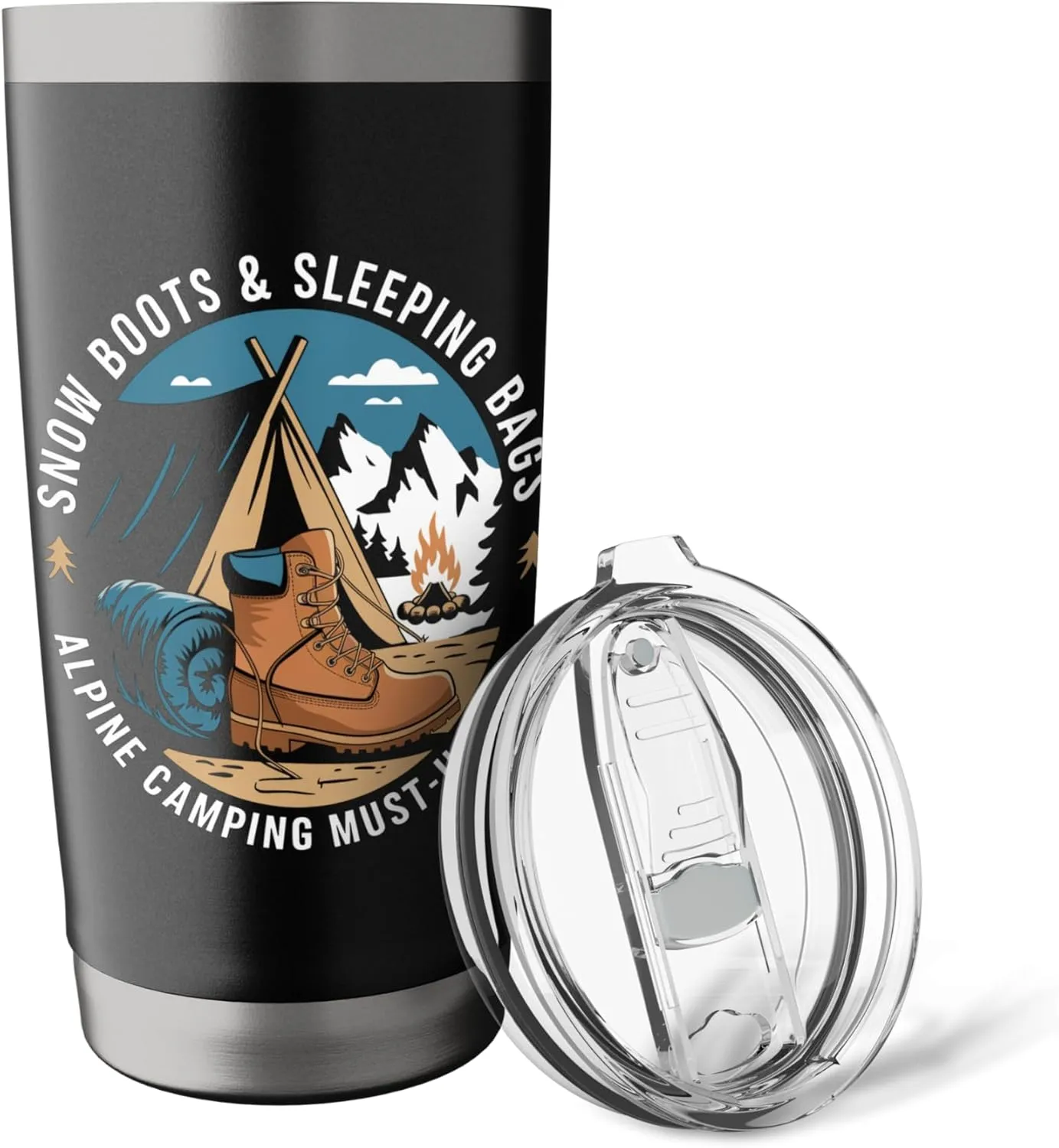 Snow Boots & Sleeping Bags Alpine Camping Stainless Steel Insulated Tumbler