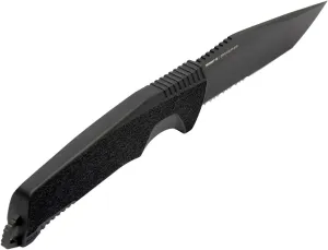 SOG Trident FX Partially Serrated Fixed Blade Full-Tang Tanto Knife | CRYO 4116 Steel | GRN Grip | UMS Compatible Sheath