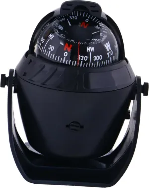 Sosoport 12v Marine Compass Uv Protection Nautical Guide Ball for Boat Boat Compass Surface Mount