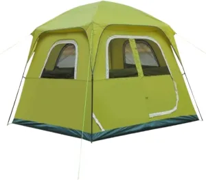 Spacious and Lightweight Outdoor Four-Season Hand-Built Double-Layer Tent, Rainproof and Sunproof Camping Tent for Multiple People Outdoor Tent