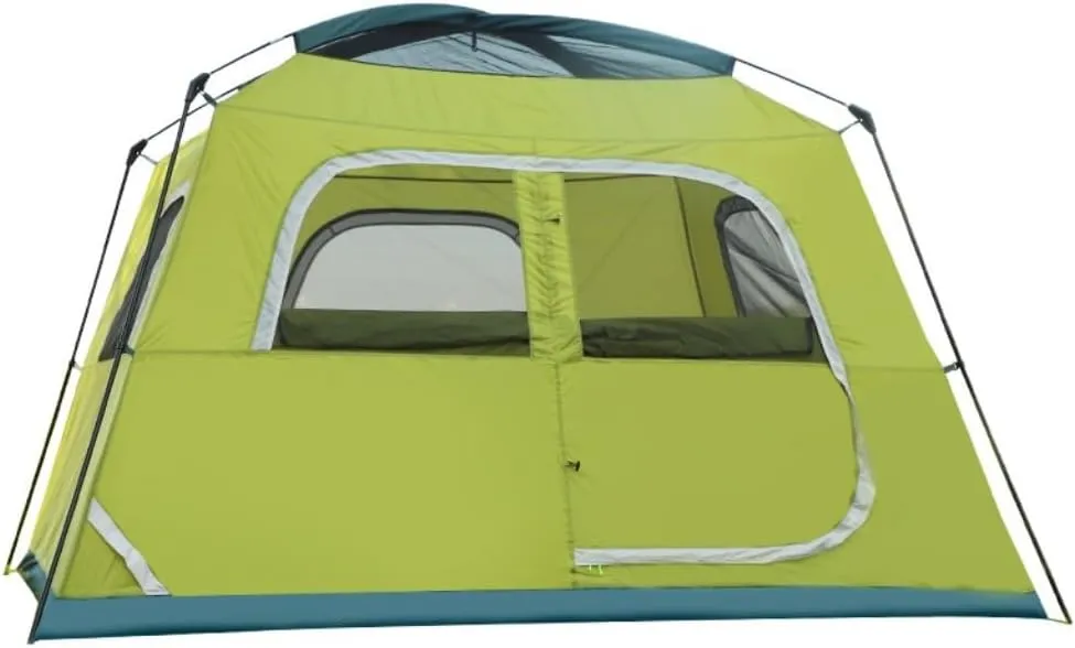 Spacious and Lightweight Outdoor Four-Season Hand-Built Double-Layer Tent, Rainproof and Sunproof Camping Tent for Multiple People Outdoor Tent