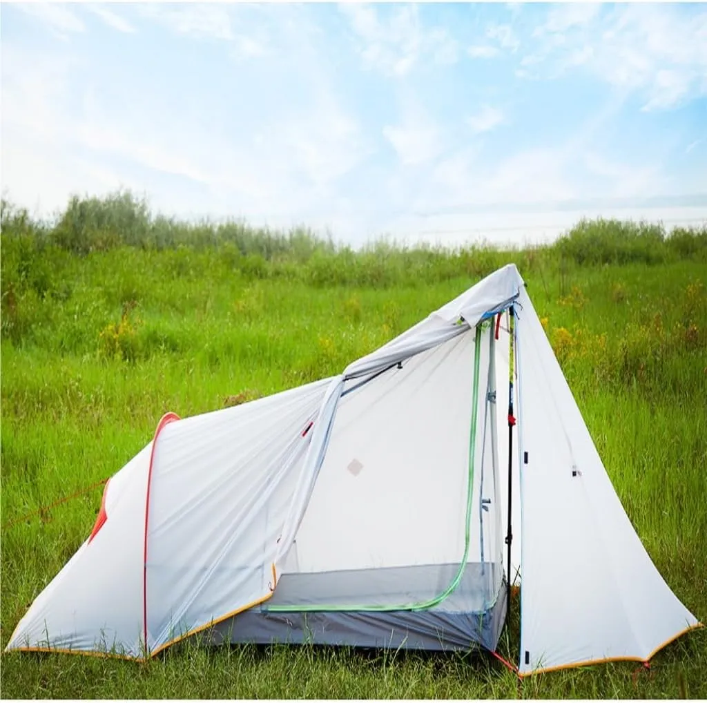 Spacious and Lightweight Outdoor Tent Camping Windproof and Rainproof Hiking and Mountaineering Portable Lightweight Double-Layer Tent Outdoor Tent