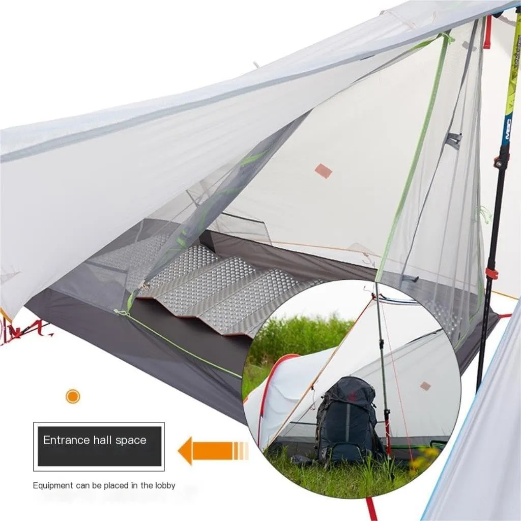 Spacious and Lightweight Outdoor Tent Camping Windproof and Rainproof Hiking and Mountaineering Portable Lightweight Double-Layer Tent Outdoor Tent