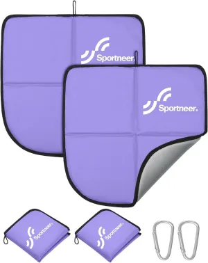 Sportneer Sitting Pad, Sit Pads for Backpacking Portable Camping Sit Pad Waterproof Folding Pad Stadium Seat Pad for for Camping Picnics Hiking