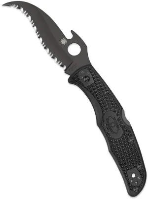Spyderco Matriarch 2 Emerson Opener Black Blade Premium Folding Knife
