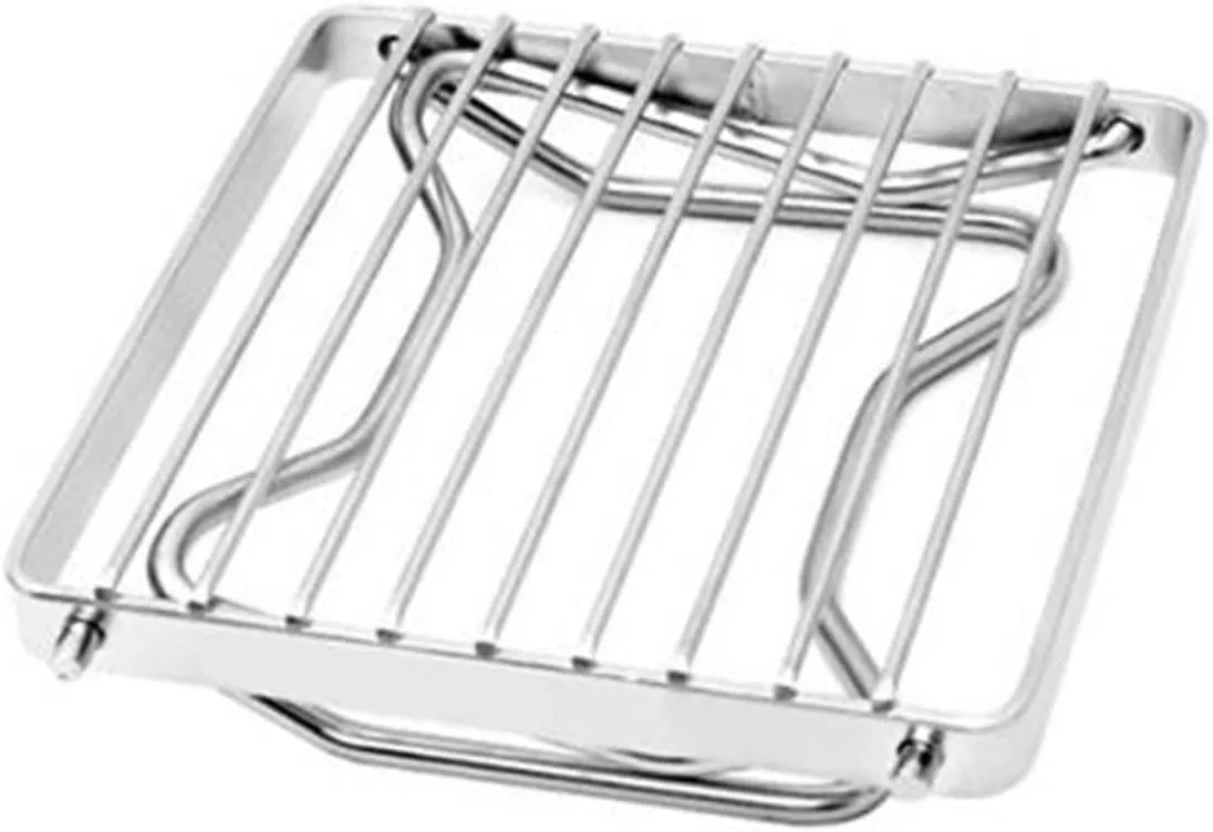 Stainless Steel Folding Barbecue Grill Portable Mini Bbq Tools for Camping Fishing Outdoor Activities Durable Practical Design for Various Foods