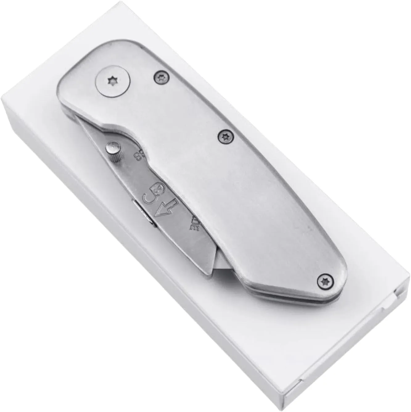 Stainless steel folding multi-purpose knife
