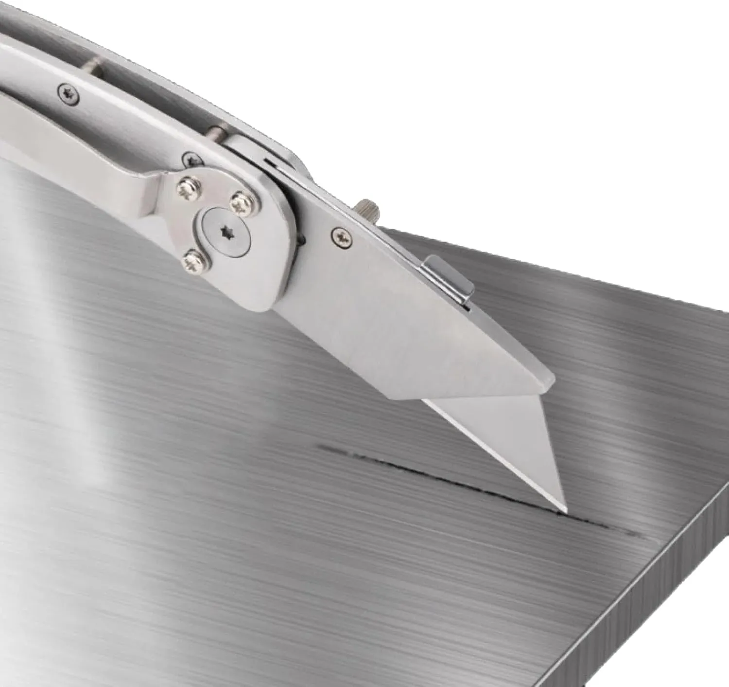 Stainless steel folding multi-purpose knife