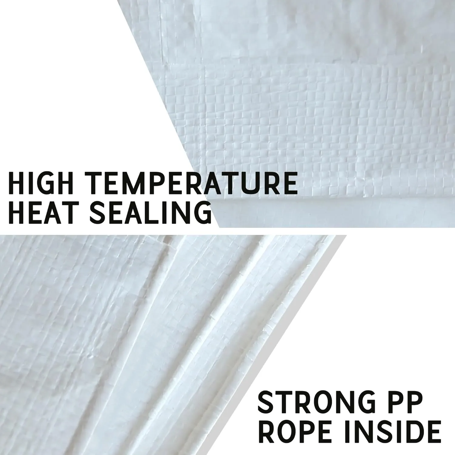 STARPYNG-5 Mil White 20x30 Feet Tarp-LightDuty Waterproof Tarpaulin-Waterproof, UV Resistant, Rip and Tear Resistant, Poly Tarpaulin with Reinforced Edges for Cover