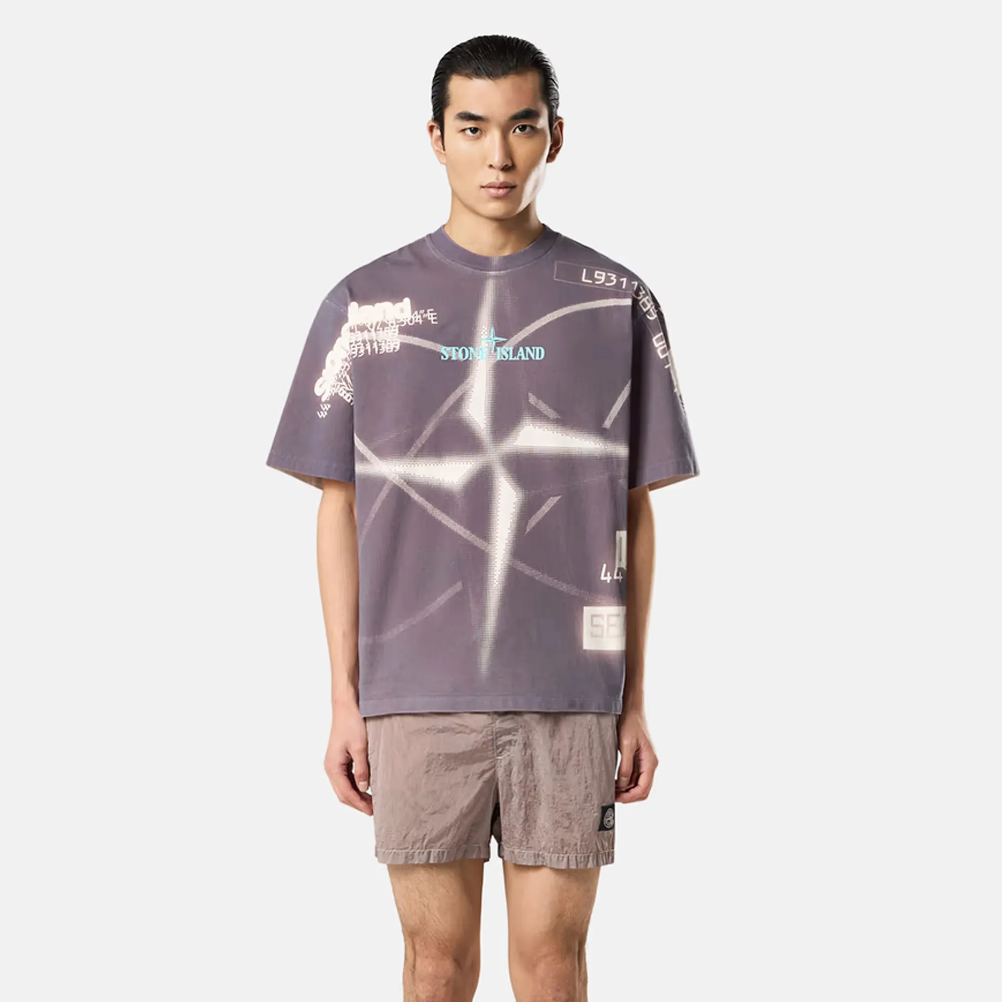 Stone Island Mens SS Y2K Compass Tee