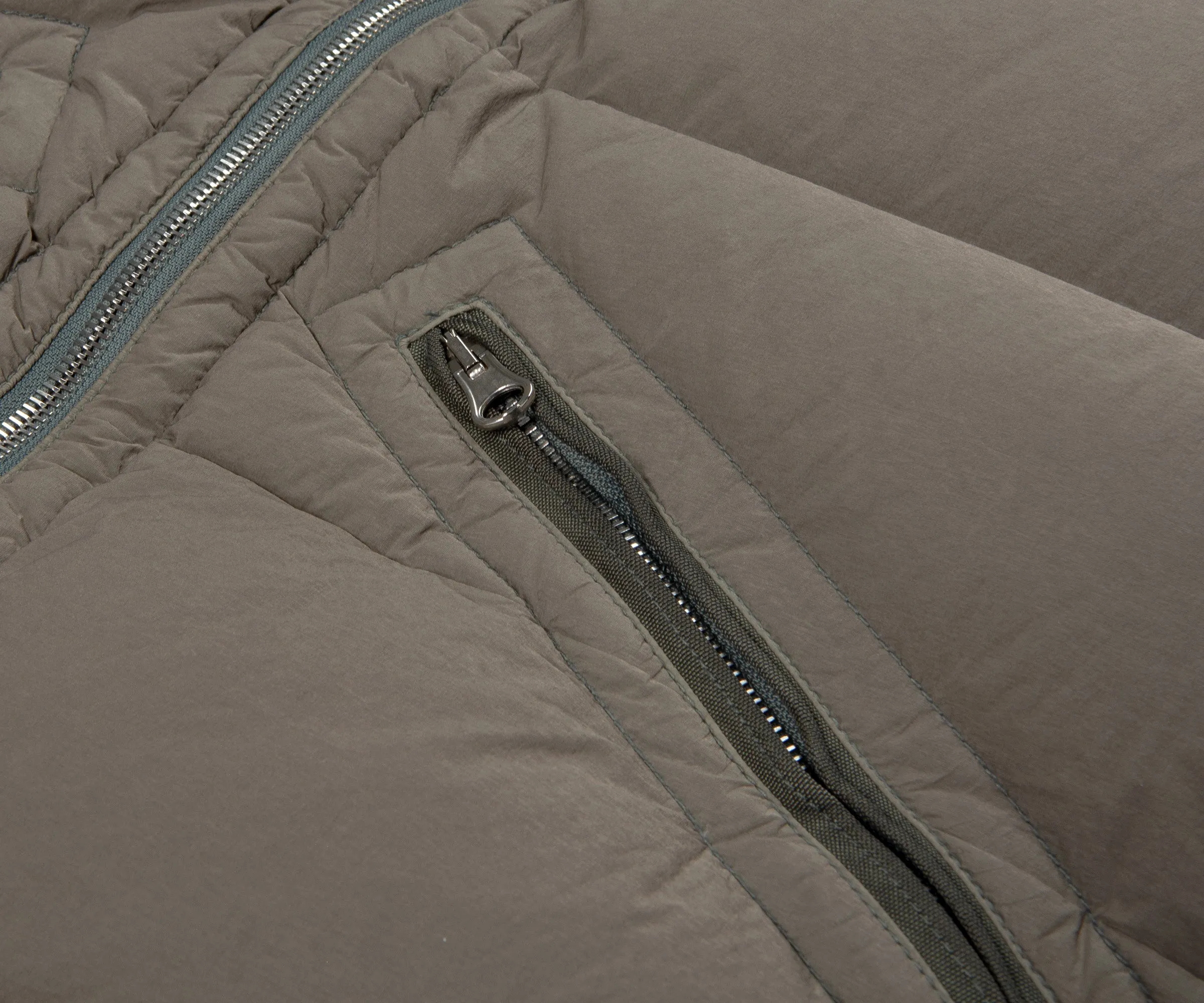 Stone Island Seamless Tunnel Down Gilet Walnut