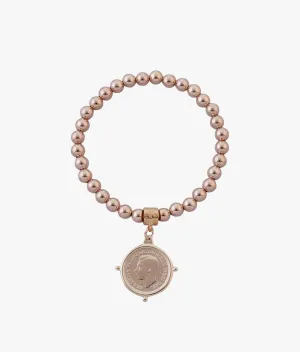 Stretchy sixpence bracelet