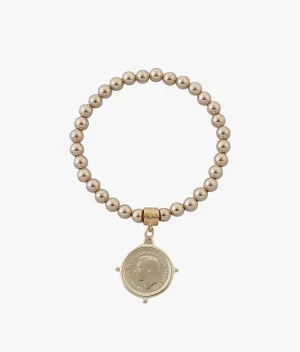 Stretchy sixpence bracelet