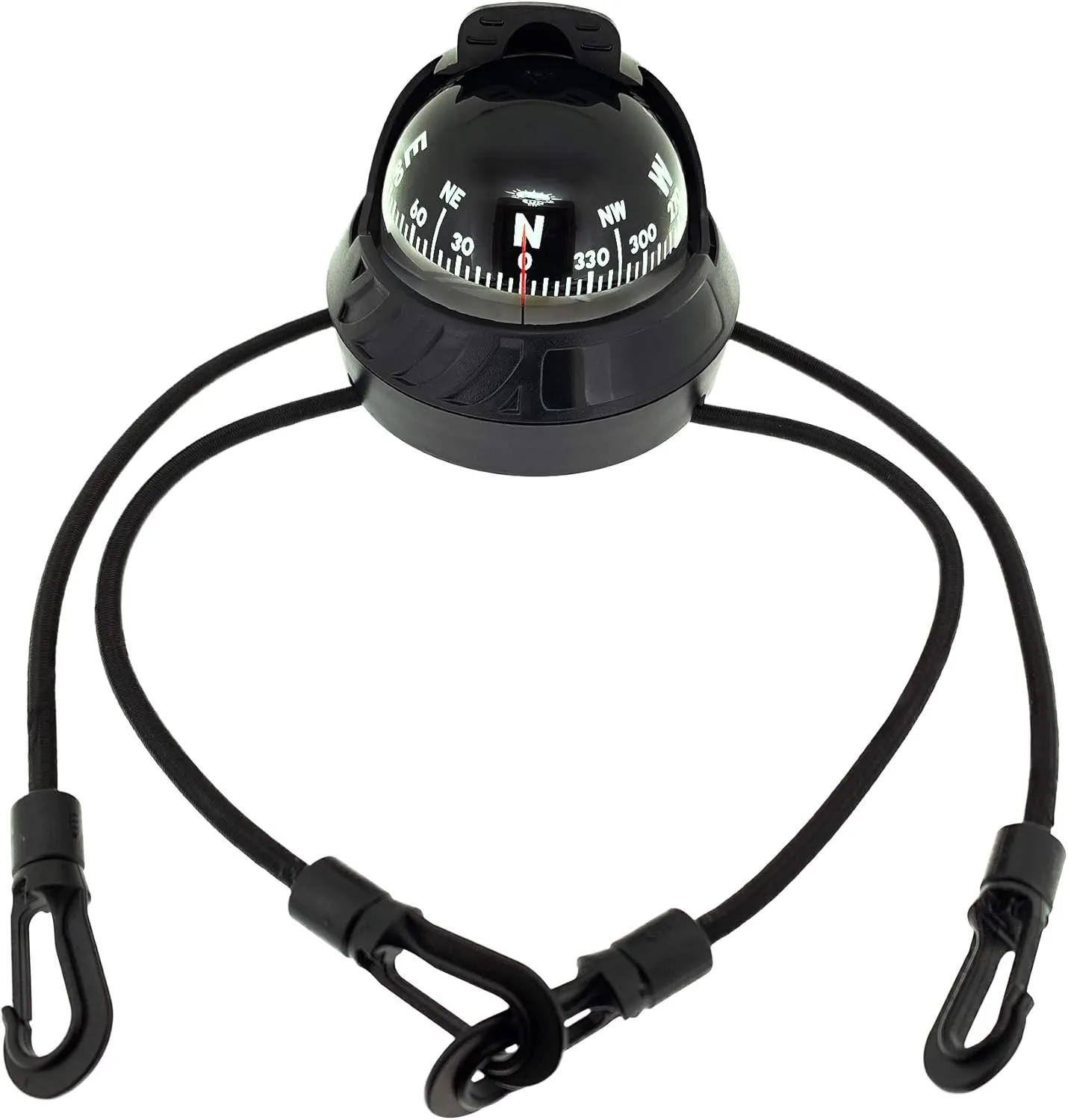 Sun Company SeaTurtl Kayak Compass - Full-Size Mountable Marine Compass with Adjustable Hood