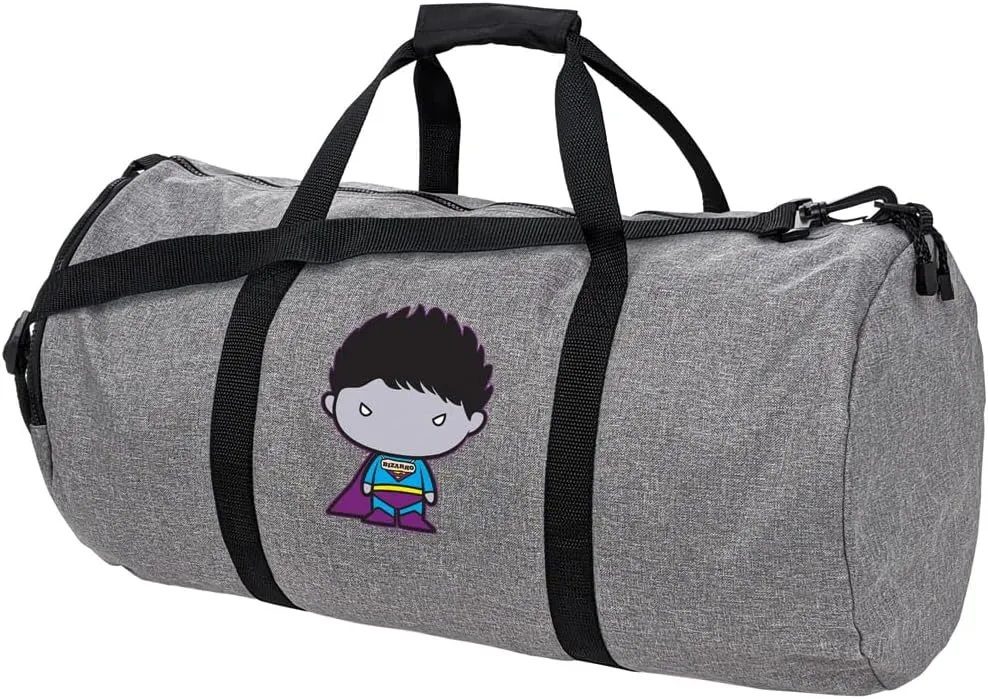 Superman Bizarro Cute Chibi Character Lightweight Duffel Bag for Sports and Gym Packable for Travel