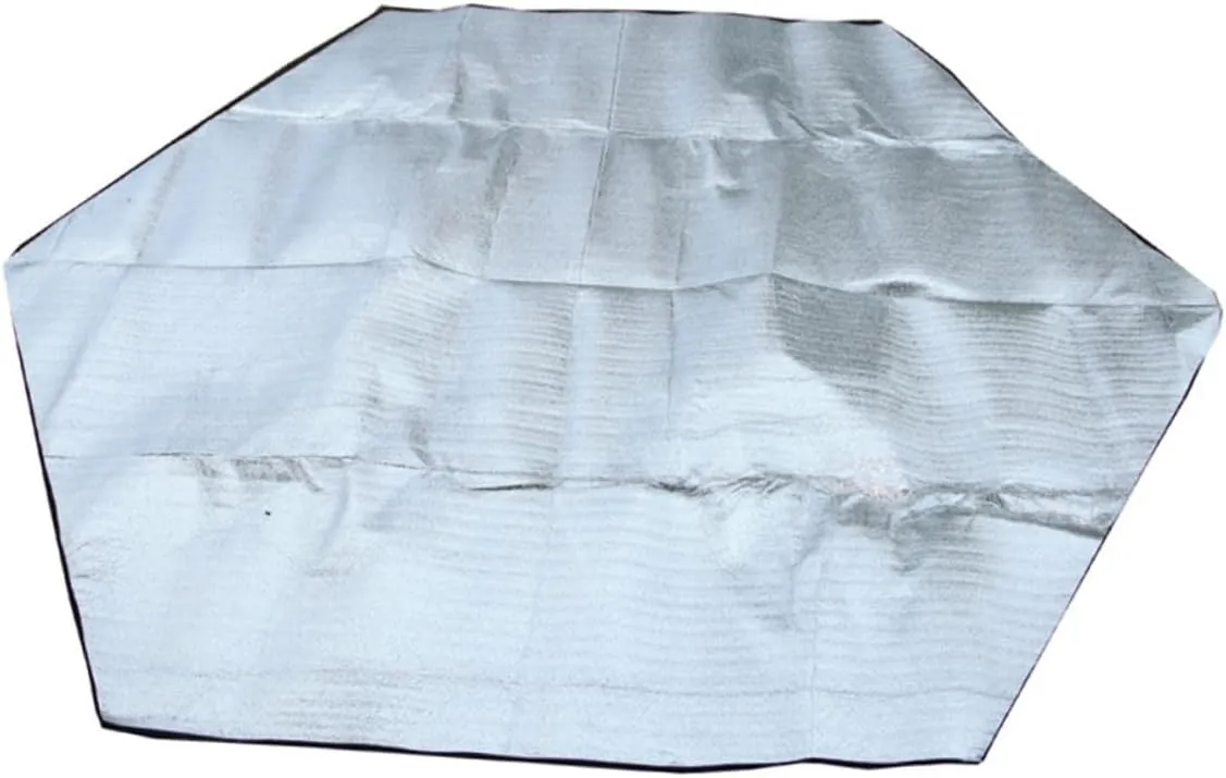 SUPVOX 1pc Aluminum Foil Camping Mat Lightweight Portable Picnic Blanket Ground Cover for Beach Tent Outdoor Activities Family Gatherings and Travel