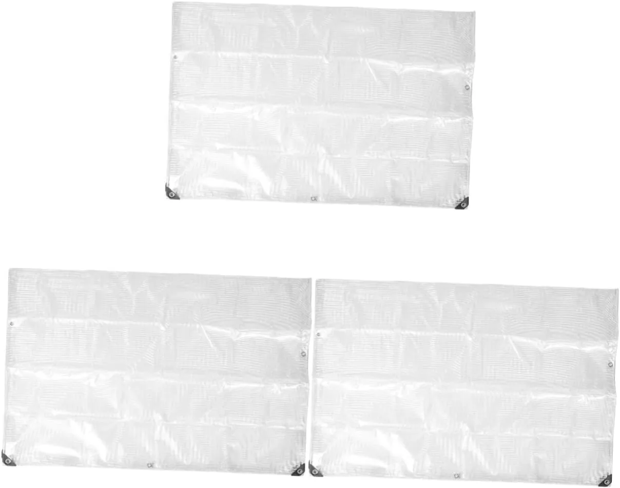 SUPVOX Camping Tarp Lightweight Sun Shade for Outdoor Activities Durable Rainproof Cloth for Picnics Beaches and Hiking Transparent Tarp