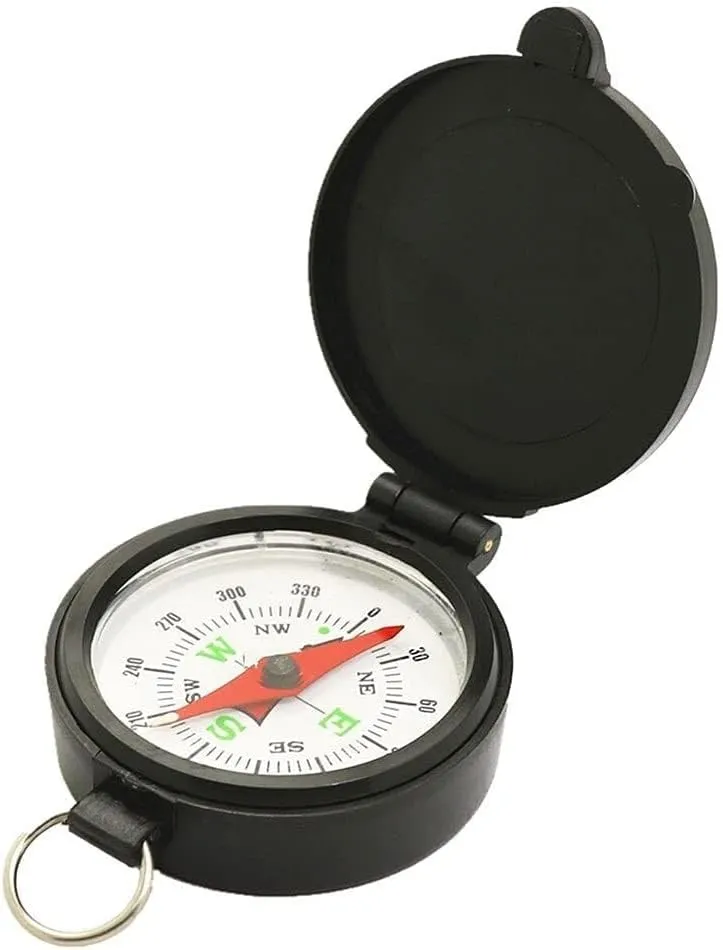 Survival Compass for Hiking, Camping & Trekking – Lightweight, Compact with Rope for Easy Carrying and Navigation
