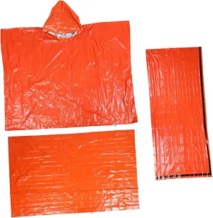 Survival Sleeping Camping Tent Emergency Blanket Insulated Raincoat Thermal Sleeping Sack
