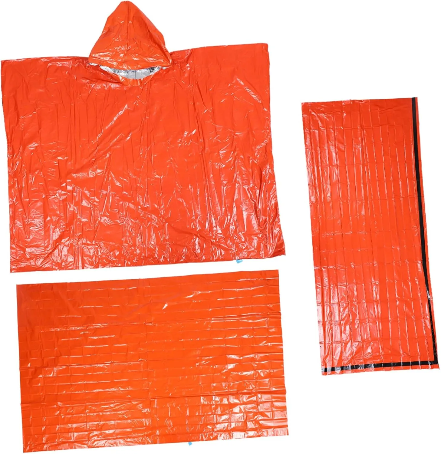Survival Sleeping Camping Tent Emergency Blanket Insulated Raincoat Thermal Sleeping Sack